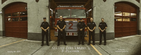 Seattle Fire Department, Station 2, Engine 2 by Steve